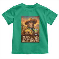 Funny El Squatcho Cinco De Mayo Toddler T Shirt Just Here For Tacos And Margaritas