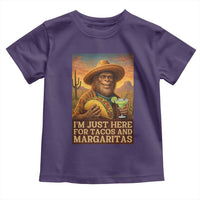 Funny El Squatcho Cinco De Mayo Toddler T Shirt Just Here For Tacos And Margaritas