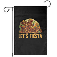 Funny Drunk Bigfoot Cinco De Mayo Garden Flag Lets Fiesta Party Gift
