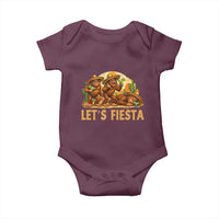 Funny Drunk Bigfoot Cinco De Mayo Baby Onesie Lets Fiesta Party Gift