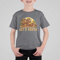 Funny Drunk Bigfoot Cinco De Mayo T Shirt For Kid Lets Fiesta Party Gift