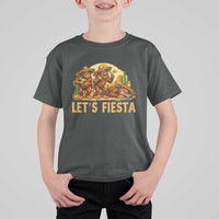 Funny Drunk Bigfoot Cinco De Mayo T Shirt For Kid Lets Fiesta Party Gift