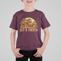 Funny Drunk Bigfoot Cinco De Mayo T Shirt For Kid Lets Fiesta Party Gift
