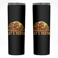 Funny Drunk Bigfoot Cinco De Mayo Skinny Tumbler Lets Fiesta Party Gift