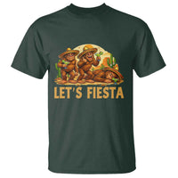 Funny Drunk Bigfoot Cinco De Mayo T Shirt Lets Fiesta Party Gift