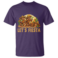 Funny Drunk Bigfoot Cinco De Mayo T Shirt Lets Fiesta Party Gift
