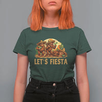 Funny Drunk Bigfoot Cinco De Mayo T Shirt For Women Lets Fiesta Party Gift