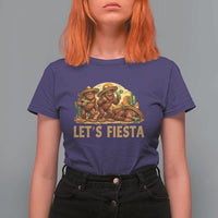 Funny Drunk Bigfoot Cinco De Mayo T Shirt For Women Lets Fiesta Party Gift