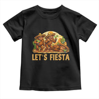 Funny Drunk Bigfoot Cinco De Mayo Toddler T Shirt Lets Fiesta Party Gift