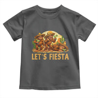 Funny Drunk Bigfoot Cinco De Mayo Toddler T Shirt Lets Fiesta Party Gift