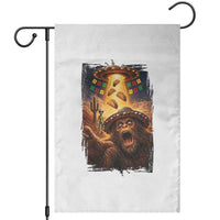 Funny Bigfoot Alien Selfie Garden Flag Cinco De Mayo Party Gift