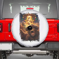 Funny Bigfoot Alien Selfie Spare Tire Cover Cinco De Mayo Party Gift