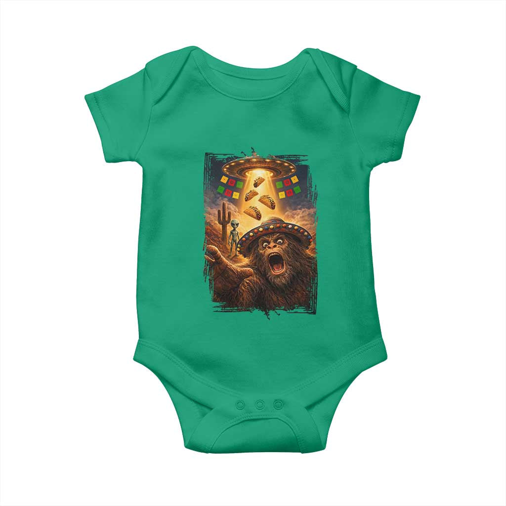 Funny Bigfoot Alien Selfie Baby Onesie Cinco De Mayo Party Gift