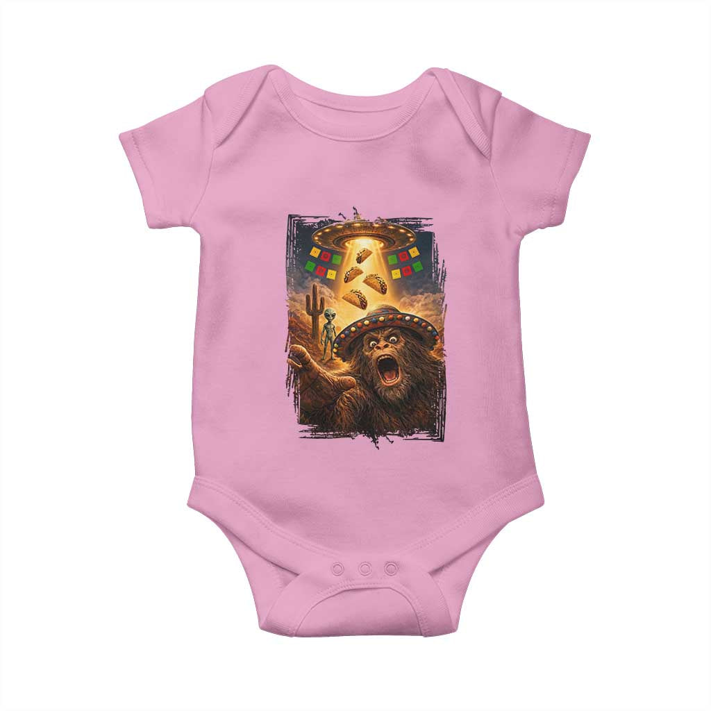 Funny Bigfoot Alien Selfie Baby Onesie Cinco De Mayo Party Gift