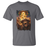 Funny Bigfoot Alien Selfie T Shirt Cinco De Mayo Party Gift