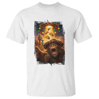 Funny Bigfoot Alien Selfie T Shirt Cinco De Mayo Party Gift