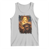 Funny Bigfoot Alien Selfie Tank Top Cinco De Mayo Party Gift
