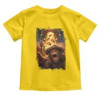 Funny Bigfoot Alien Selfie Toddler T Shirt Cinco De Mayo Party Gift