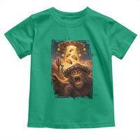 Funny Bigfoot Alien Selfie Toddler T Shirt Cinco De Mayo Party Gift
