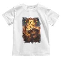 Funny Bigfoot Alien Selfie Toddler T Shirt Cinco De Mayo Party Gift