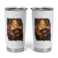 Funny Bigfoot Alien Selfie Tumbler Cup Cinco De Mayo Party Gift