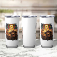Funny Bigfoot Alien Selfie Tumbler Cup Cinco De Mayo Party Gift