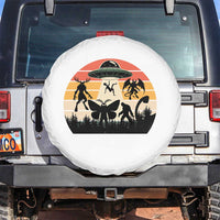Retro Sunset Cryptid Squad Spare Tire Cover Cryptid Lover Gift