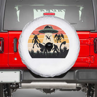 Retro Sunset Cryptid Squad Spare Tire Cover Cryptid Lover Gift
