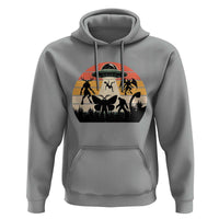 Retro Sunset Cryptid Squad Hoodie Cryptid Lover Gift