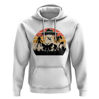 Retro Sunset Cryptid Squad Hoodie Cryptid Lover Gift
