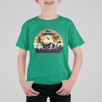 Retro Sunset Cryptid Squad T Shirt For Kid Cryptid Lover Gift