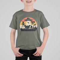 Retro Sunset Cryptid Squad T Shirt For Kid Cryptid Lover Gift