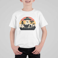 Retro Sunset Cryptid Squad T Shirt For Kid Cryptid Lover Gift