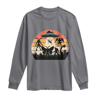 Retro Sunset Cryptid Squad Long Sleeve Shirt Cryptid Lover Gift