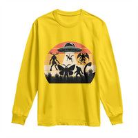 Retro Sunset Cryptid Squad Long Sleeve Shirt Cryptid Lover Gift