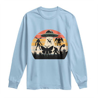Retro Sunset Cryptid Squad Long Sleeve Shirt Cryptid Lover Gift