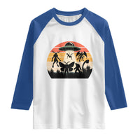 Retro Sunset Cryptid Squad Raglan Shirt Cryptid Lover Gift