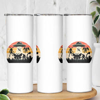 Retro Sunset Cryptid Squad Skinny Tumbler Cryptid Lover Gift