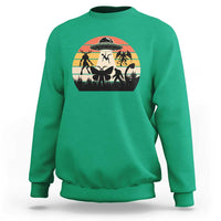 Retro Sunset Cryptid Squad Sweatshirt Cryptid Lover Gift