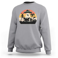 Retro Sunset Cryptid Squad Sweatshirt Cryptid Lover Gift