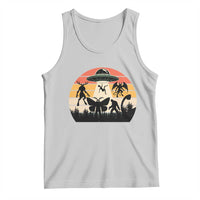 Retro Sunset Cryptid Squad Tank Top Cryptid Lover Gift