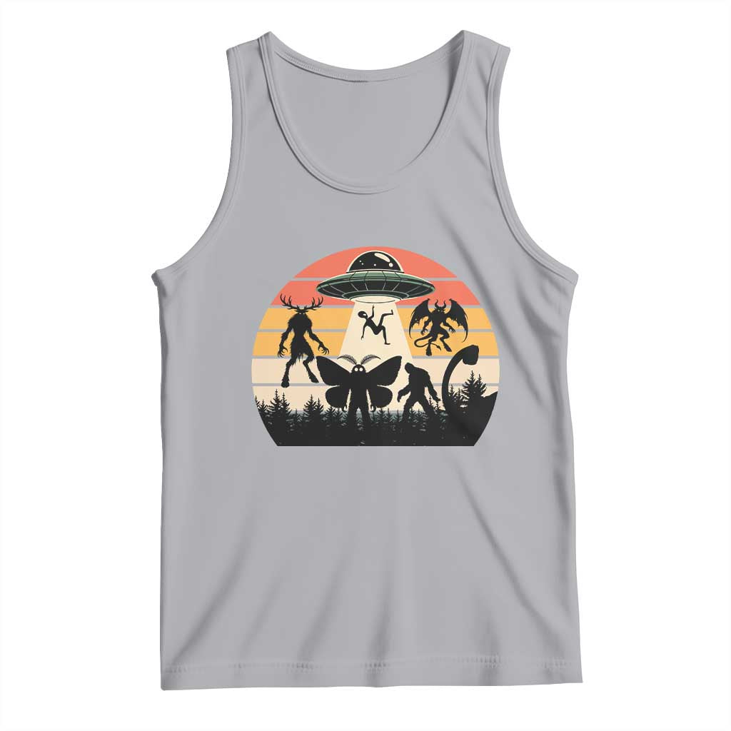 Retro Sunset Cryptid Squad Tank Top Cryptid Lover Gift