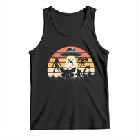 Retro Sunset Cryptid Squad Tank Top Cryptid Lover Gift