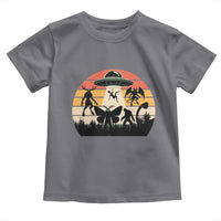 Retro Sunset Cryptid Squad Toddler T Shirt Cryptid Lover Gift