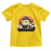 Retro Sunset Cryptid Squad Toddler T Shirt Cryptid Lover Gift