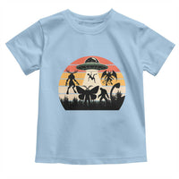 Retro Sunset Cryptid Squad Toddler T Shirt Cryptid Lover Gift