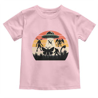 Retro Sunset Cryptid Squad Toddler T Shirt Cryptid Lover Gift