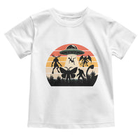 Retro Sunset Cryptid Squad Toddler T Shirt Cryptid Lover Gift