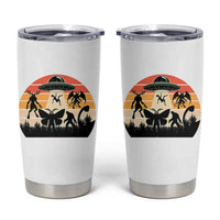 Retro Sunset Cryptid Squad Tumbler Cup Cryptid Lover Gift