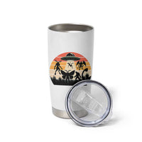 Retro Sunset Cryptid Squad Tumbler Cup Cryptid Lover Gift
